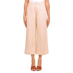 L’agence Danica 100% linen pants in dusty pink size 29
